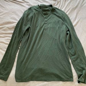 Lululemon Thermal Henley Green